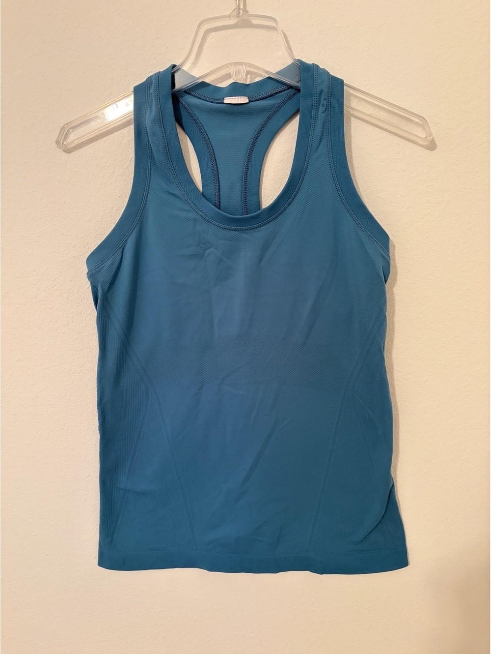 Athleta Momentum Seamless Tank Top Teal Racerback Size Small